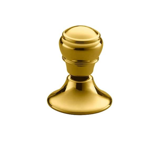 KOHLER Portrait Flush Actuator in Vibrant Polished Brass