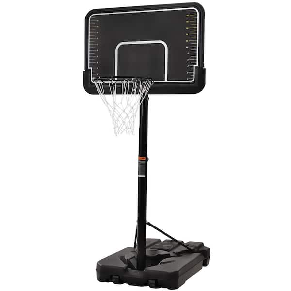 10ft Max Adjustable Height Backyard Garden Game for Youth Portable Basketball System Basketball Hoop & Goal with 44in Backboard Adult Breakaway Rim 