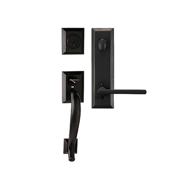 DELANEY HARDWARE Bravura 913 Savannah Handleset with Left Handed Lever in Oil Rubbed Bronze