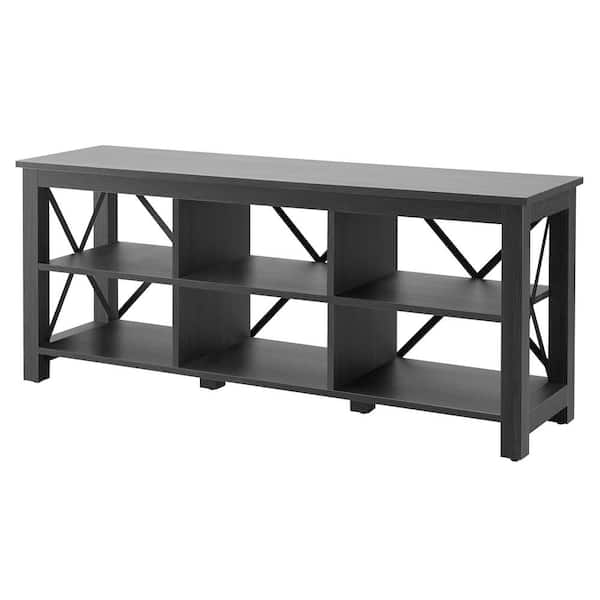 Meyer&Cross Sawyer 58 in. TV Stand in Charcoal Gray Finish