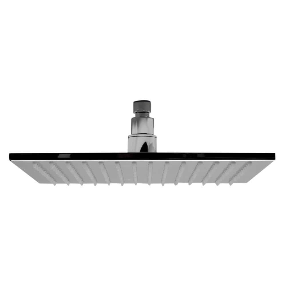 Polished Chrome 12" Square LED Rain Shower Head