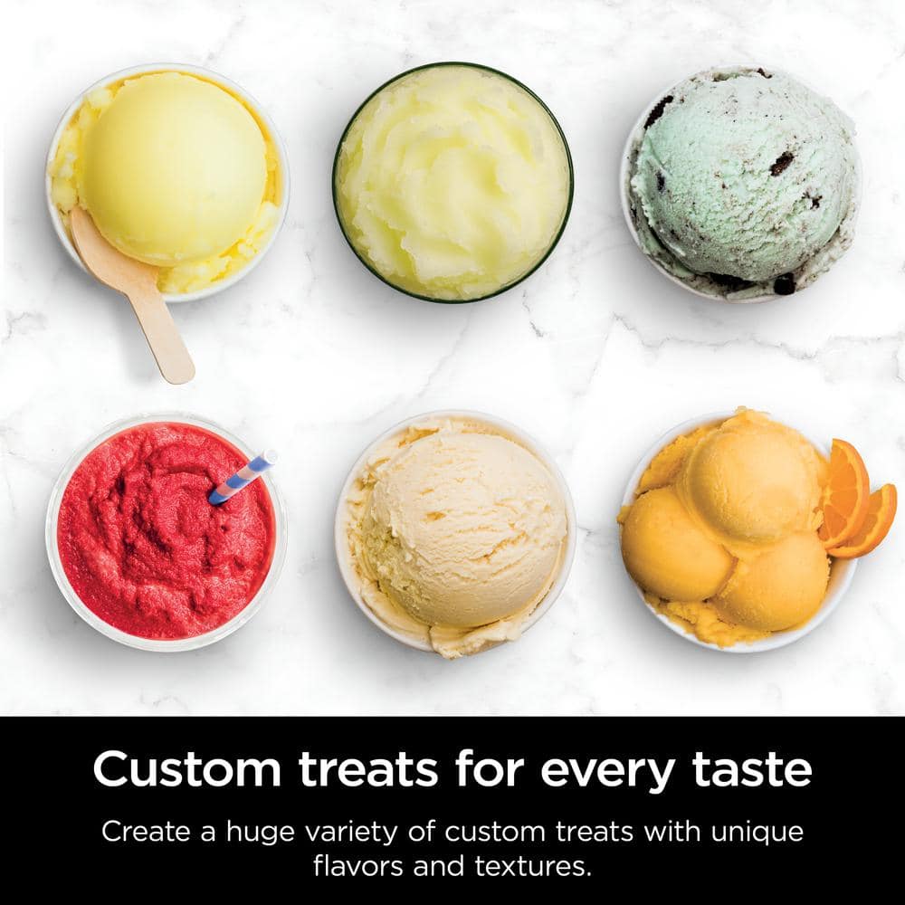 Ninja 0.5qt Silver Stainless Steel Automatic Ice Cream Maker