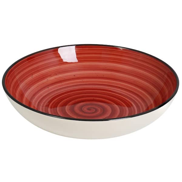 Vadim Collection Red Ceramic Bowls 16x6cm Set of 4
