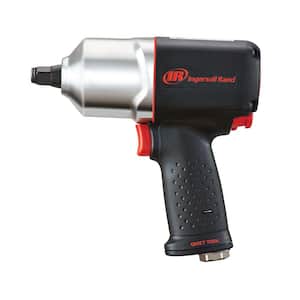 1/2 in. Drive, Air Impact Wrench, Quiet, 1100 ft./lbs. Nut-Busting Torque, General Duty, Standard Anvil, Black