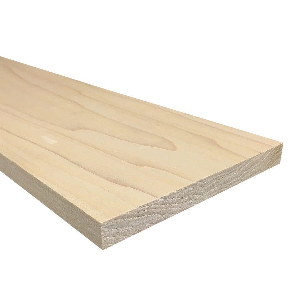 Weaber 1 in. x 8 in. x 8 ft. S4S Poplar Board 16240 - The Home Depot