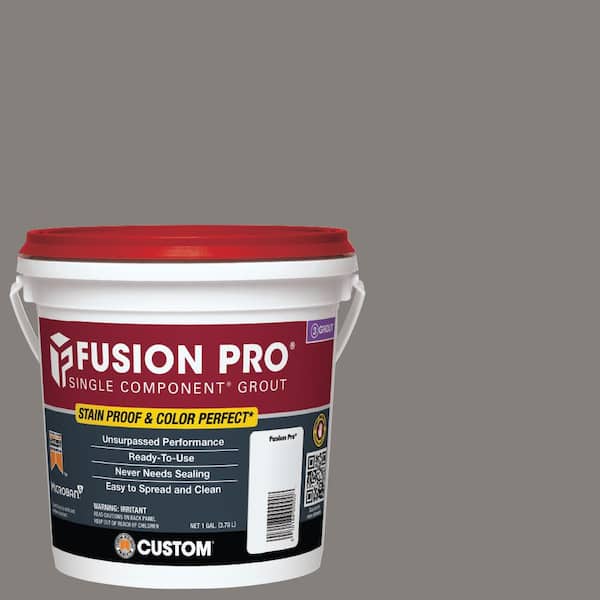 Custom Building Products Fusion Pro #335 Winter Gray 1 gal. Single Component Grout