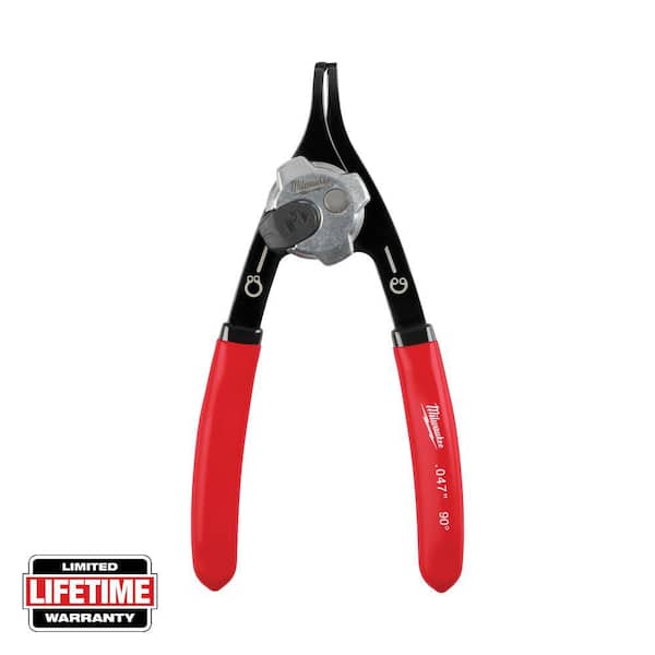 0.047 in. Convertible Snap Ring Pliers -90°