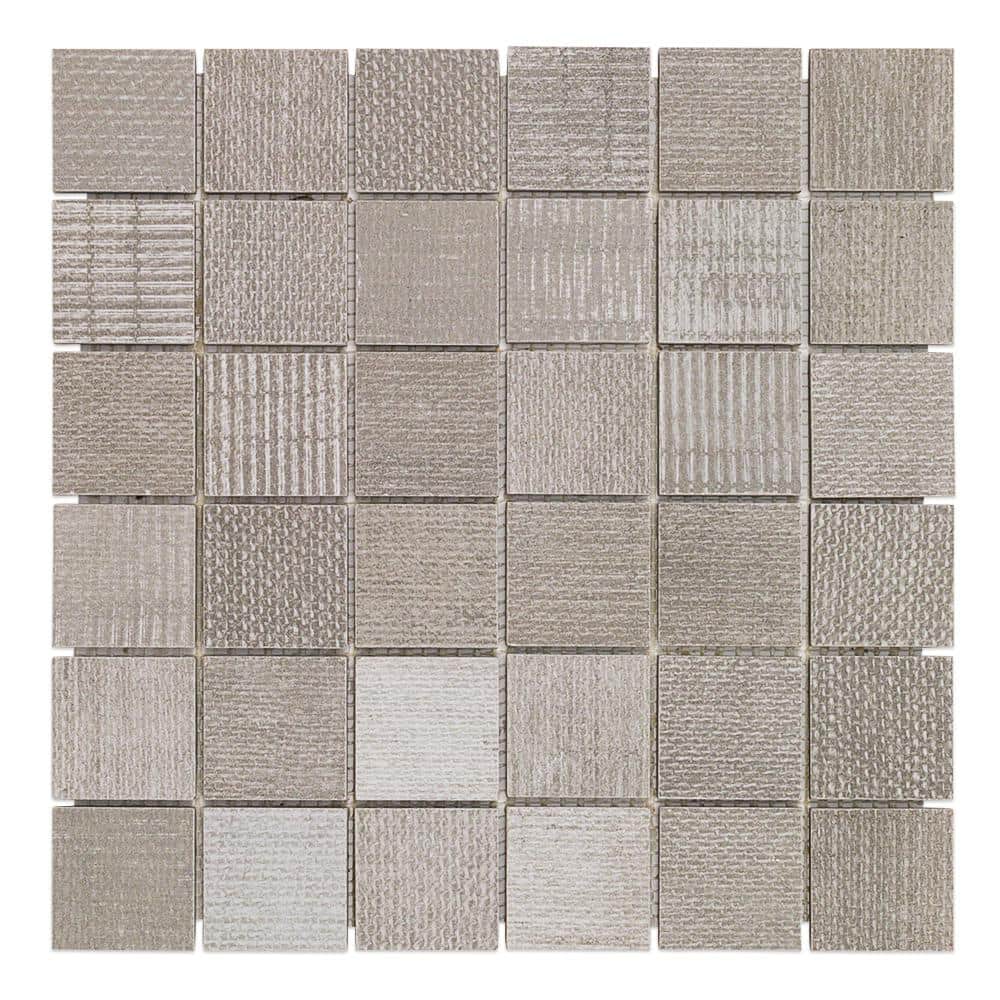 Lungo 4 in. x 8 in. x 10mm Gray Matte Porcelain Floor and Wall Tile Sample price history on PriceWatchPro