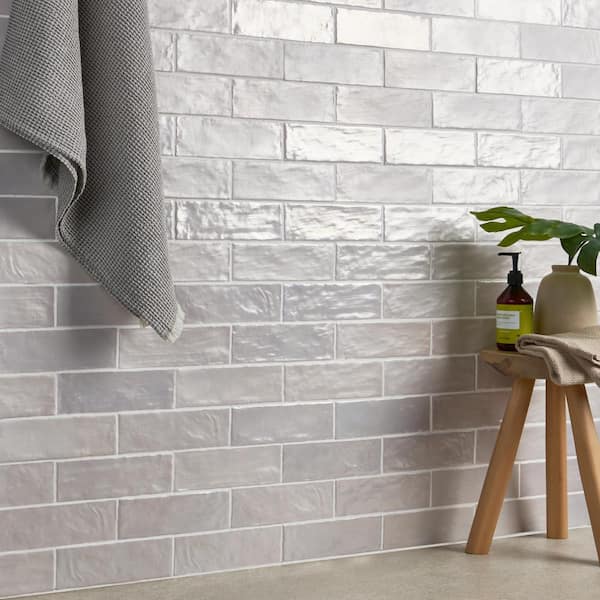 Montauk Fog Gray 4x4 Mixed Finish Ceramic Tile Montauk Fog Gray 4x4 Mixed Finish Ceramic Tile