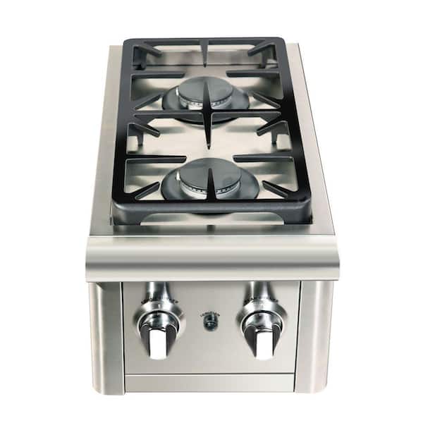 Capital Precision 2-Burner Stainless Steel Built-In Natural Gas Double Side Burner