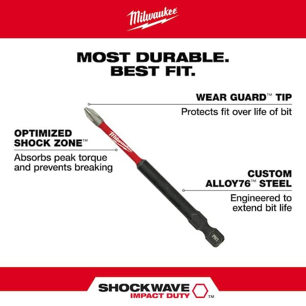 Milwaukee SHOCKWAVE Impact Duty 3-1/2 in. T30 Torx Alloy