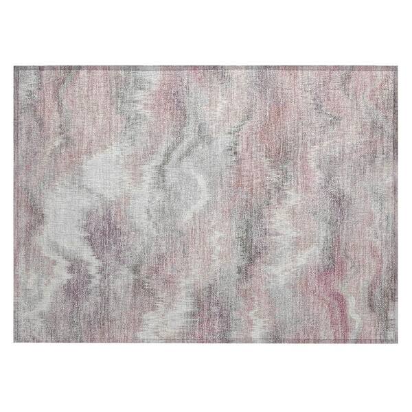 Chantille Machine Washable Indoor/Outdoor Abstract ACN2899 Mauve 3 ft. x 4 ft. Area Rug