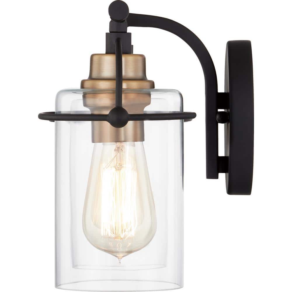 Emerson Matte Black Dimmable 4-Light Vanity Fixture