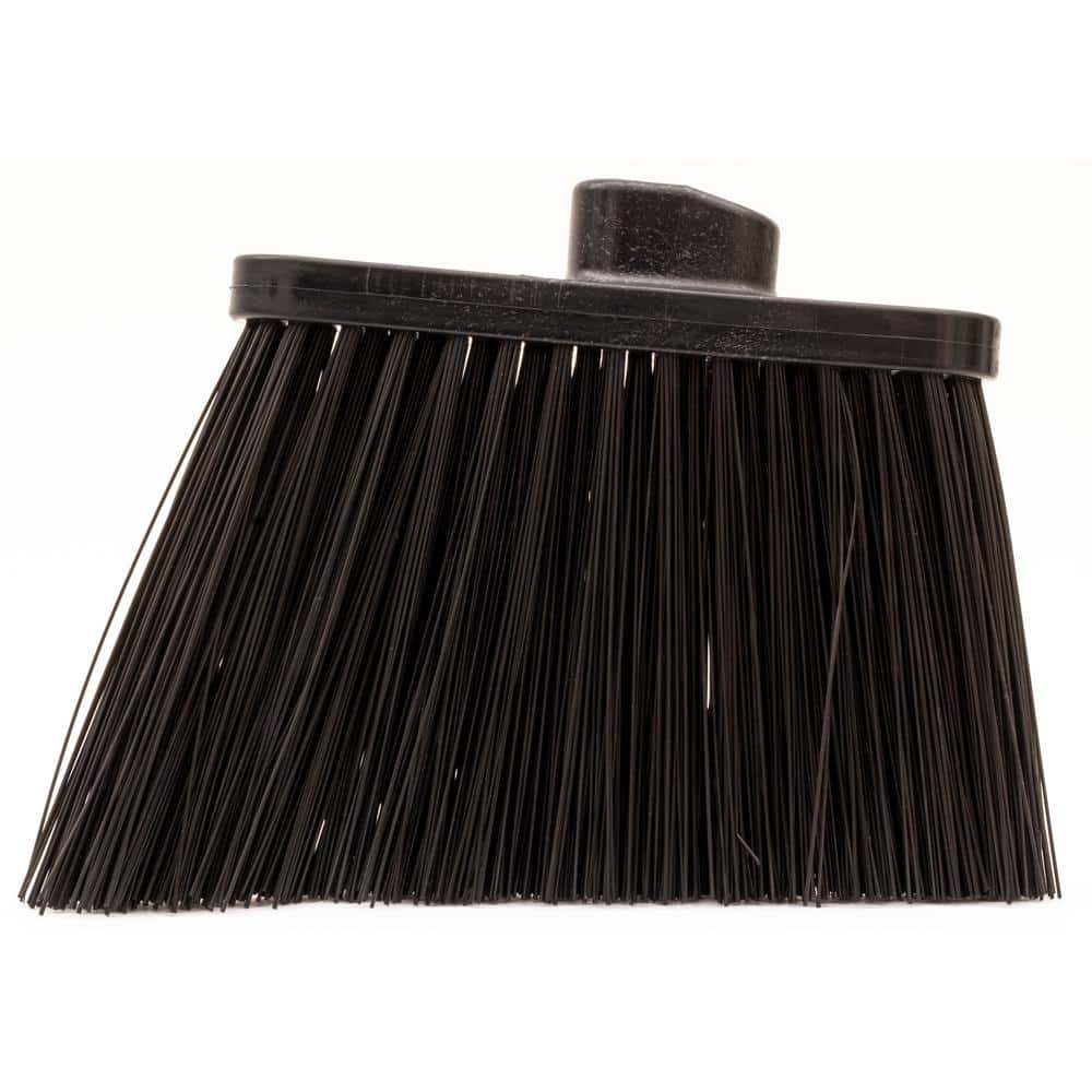 Sparta 12 in. Black Polypropylene Unflagged Upright Broom Head (12-Pack)