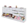 Badger Basket 37 in. H x 36.5 in. W x 15.75 in. D White MDF 11-Cube  Organizer 98870 - The Home Depot