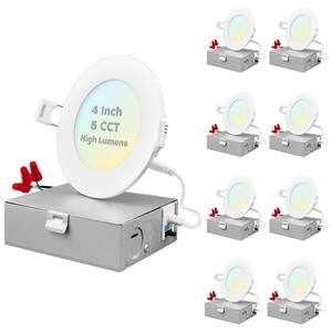 Free Shipping! Luxrite 4 Inch Ultra Thin Square LED Recessed Light, 5 Color Options, Dimmable - View #8