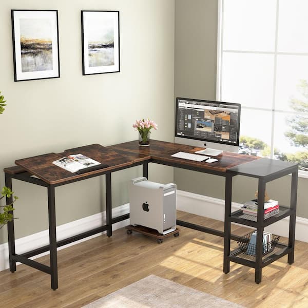 l shaped drafting desk