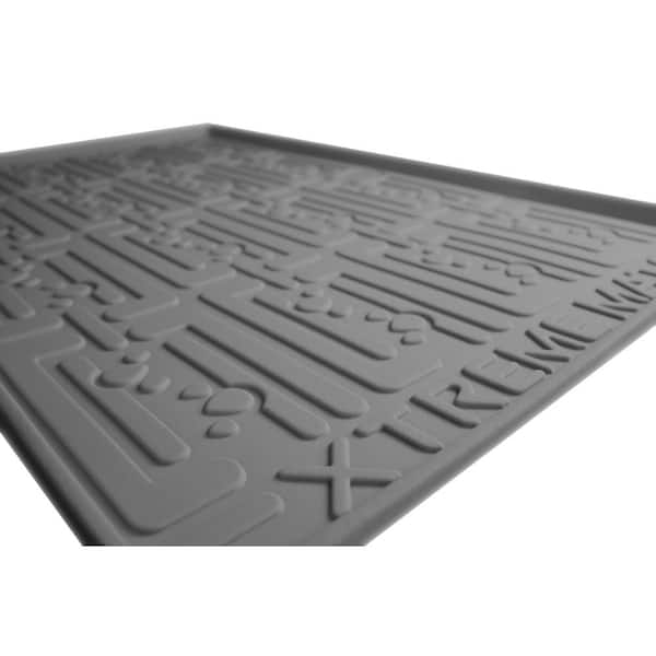 Xtreme Mats Bathroom 19-in x 28-in Grey Undersink Drip Tray Fits Cabinet  Size 28-in x 19-in in the Shelf Liners department at