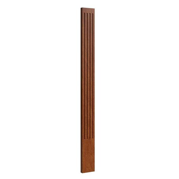Cardell 3x34.5x0.75 in. Vanity Cabinet Fluted Filler in Nutmeg
