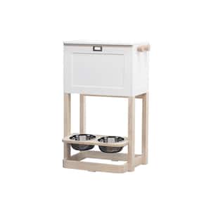 Parlor Pet Feeder Station in White