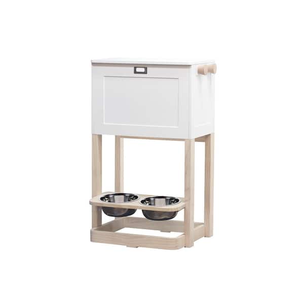 zoovilla Parlor Pet Feeder Station in White