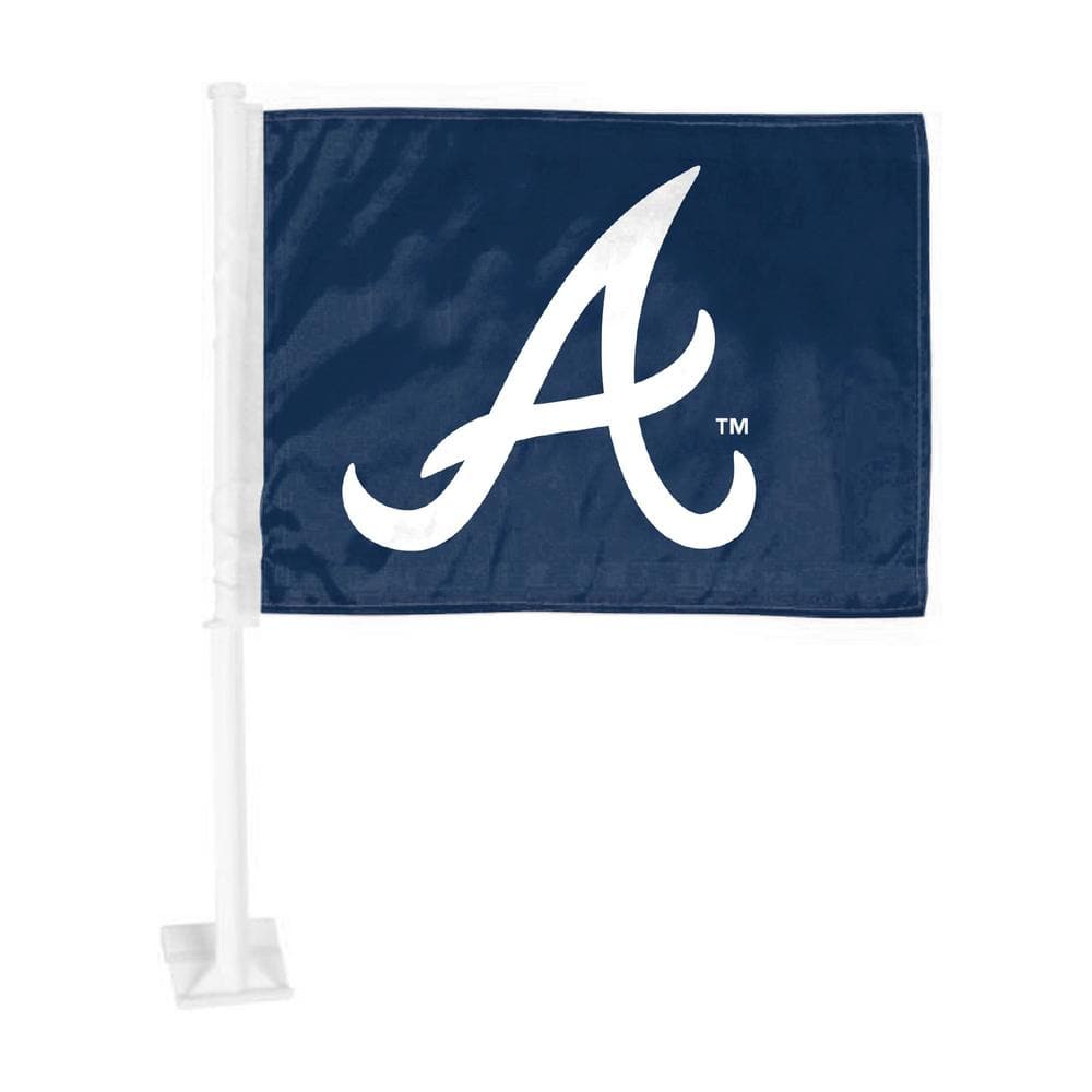 FANMATS MLB - Atlanta Braves Car Flag Large 1-Piece 11 in. x 14 in ...