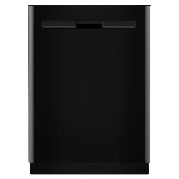 Maytag 24 in. Top Control Built-in Tall Tub Dishwasher in Black with Stainless Steel Tub