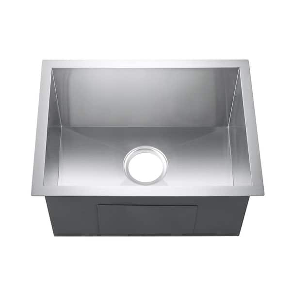 Barclay Products Sabrina Stainless Steel 15 in. 16-Gauge Single Bowl Undermount Kitchen Sink
