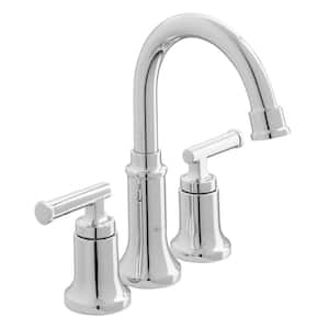 Oswell 8 in. Widespread Double-Handle High-Arc Bathroom Faucet in Polished Chrome