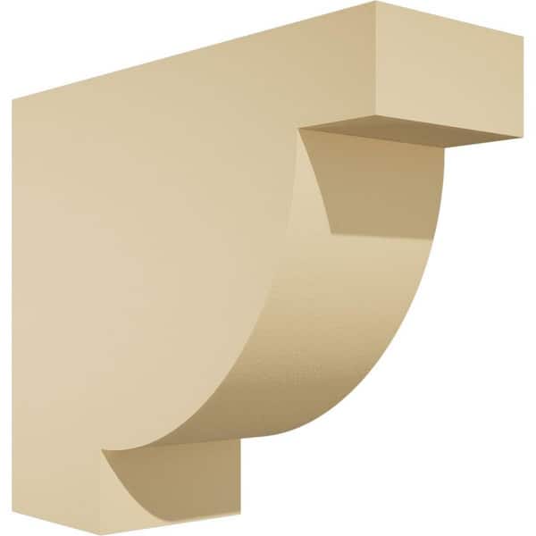 Ekena Millwork Standard Alpine 4 in. W x 10 in. H x 12 in. D Polyurethane Rafter Tail Outlooker
