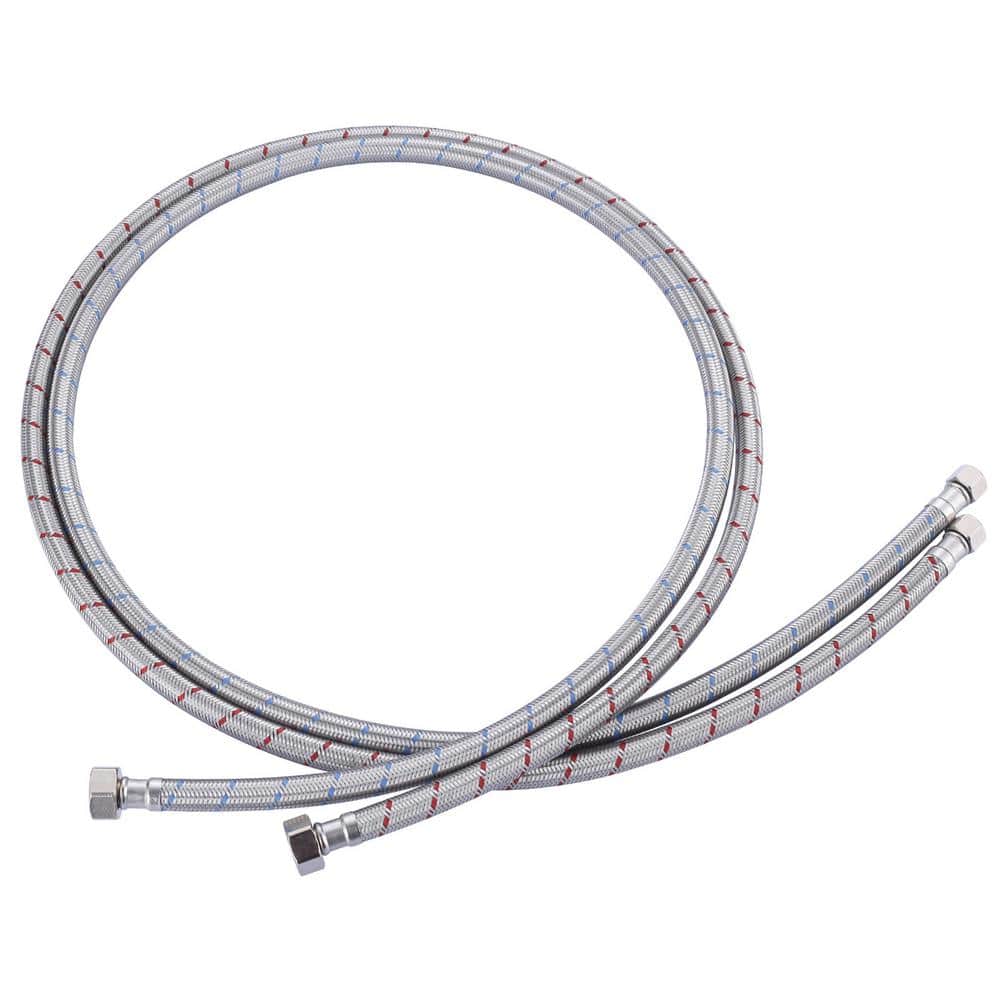 3/8 in. Compression x 1/2 in. FIP x 60 in. Faucet Hose Connector Braided Stainless Steel Supply Lines price history on PriceWatchPro
