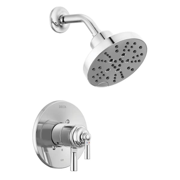 Delta Saylor 1-Handle Wall Mount Shower Trim Kit in Chrome (Valve Not Included)