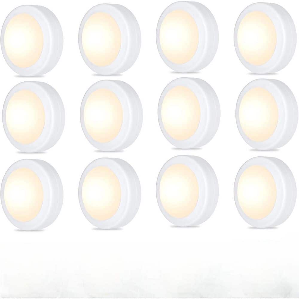 12 Light Dimmable Color Changing Warm White Integrated LED Under Cabinet Pu