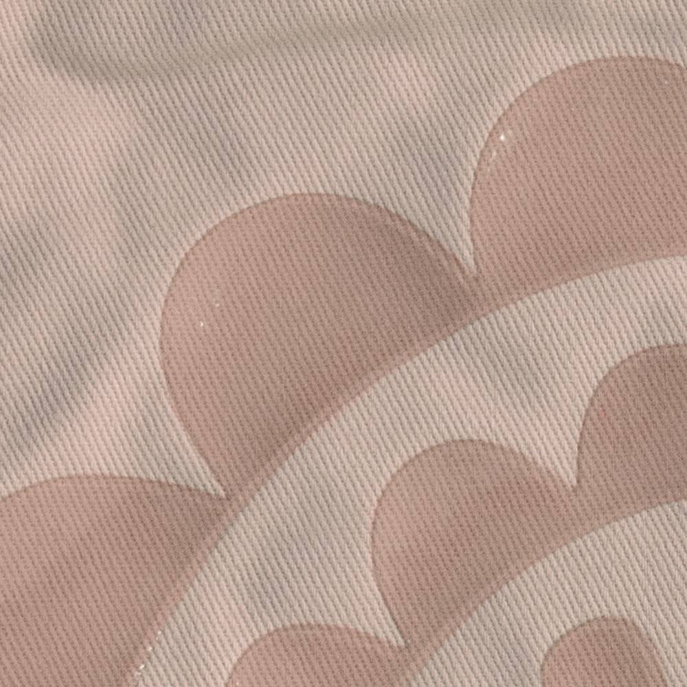 Sand Silicone and Cotton Floral Oven Mitts, Two Pack