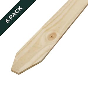 7/16 in. x 4 in. x 6 ft. SPF Stockade Wood Fence Picket (6-Pack)