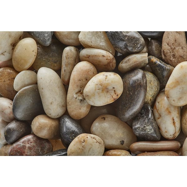 EXOTIC 3/4 in. to 1.5 in. Polished Mixed Pebbles (20 lbs. Bag)