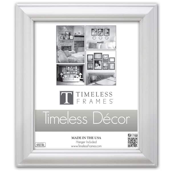 Timeless Frames Brenna 1-Opening 10 in. x 13 in. White Picture Frame
