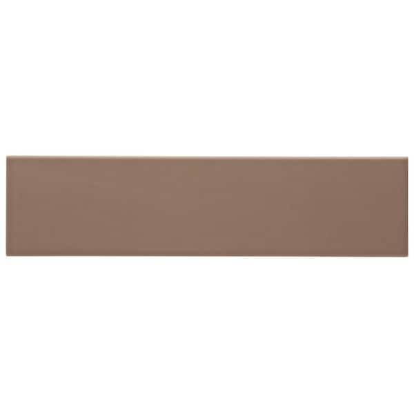 Sway Taupe 2.75 in. x 0.35 in. Matte Porcelain Wall Tile Sample