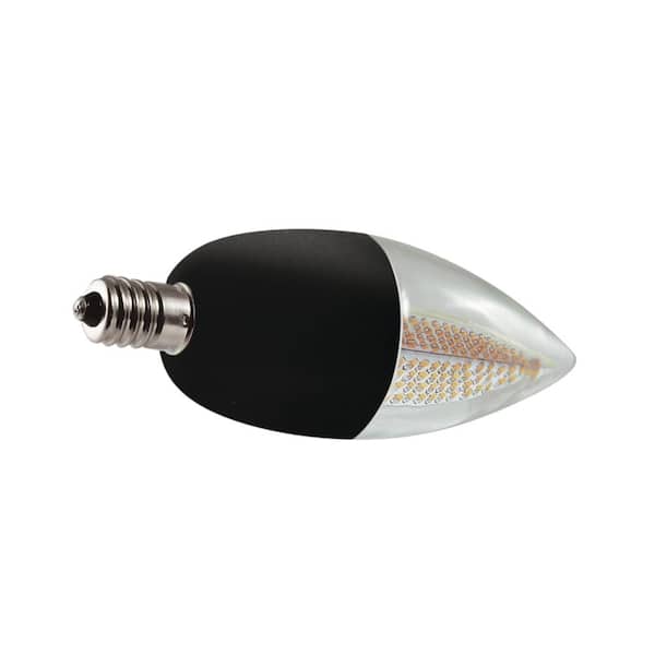 1W 50 lm UL-Listed Euri Lighting Flickering Flame Bulb ECA9.5-1120fc LED CA9.5 Warm White 2200K Decorative Line 120 Degree Beam Angle Non-Dim 10W Equivalent