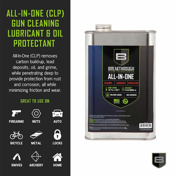 Black Diamond CLP Gun Cleaning Oil & Rust Prevention Spray for Firearms  Maintenance - Military Grade CLP Gun Cleaner and Lubricant with Premium  Rust Prevention Additives