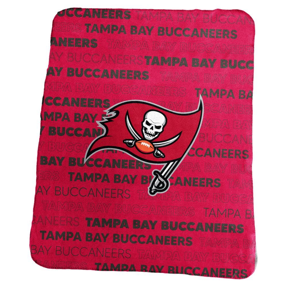 logobrands Tampa Bay Buccaneers Multi-Colored Classic Fleece Throw