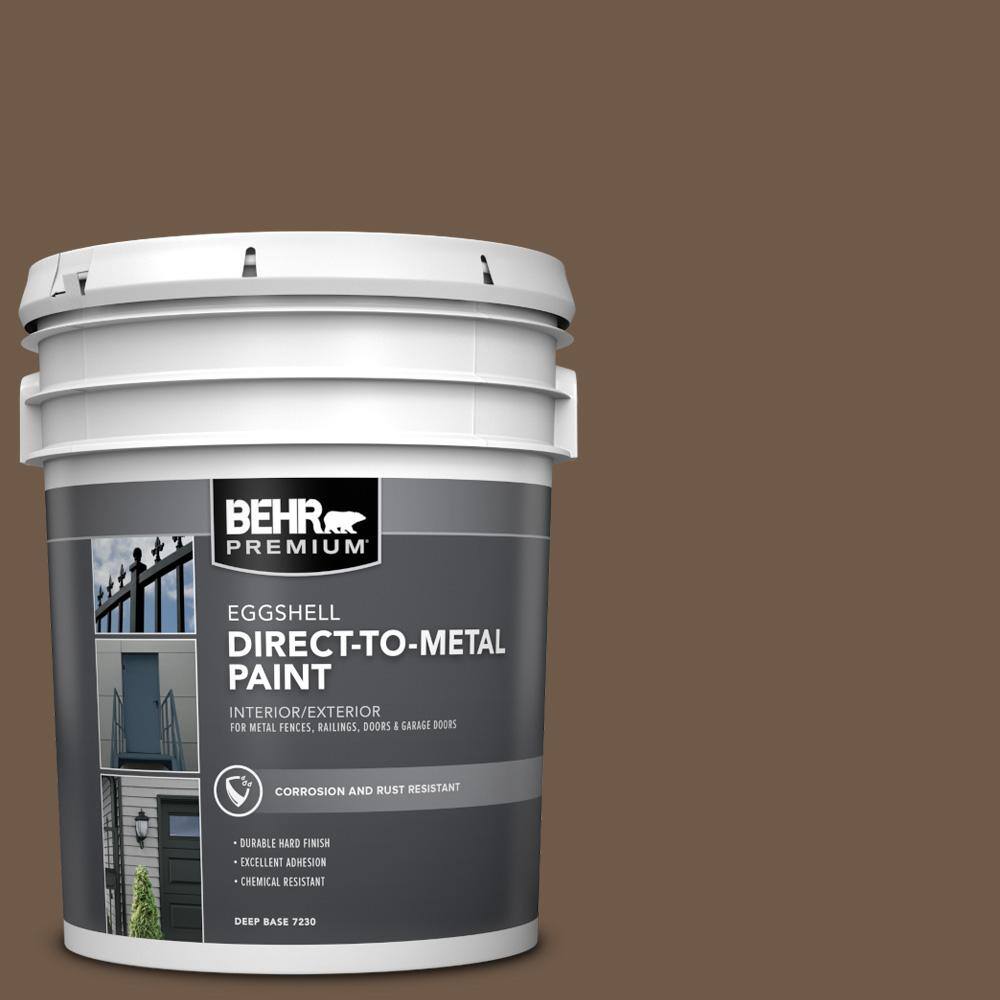 5 gal. #N230-7 Rustic Tobacco Eggshell Direct to Metal Interior/Exterior Paint price history on PriceWatchPro