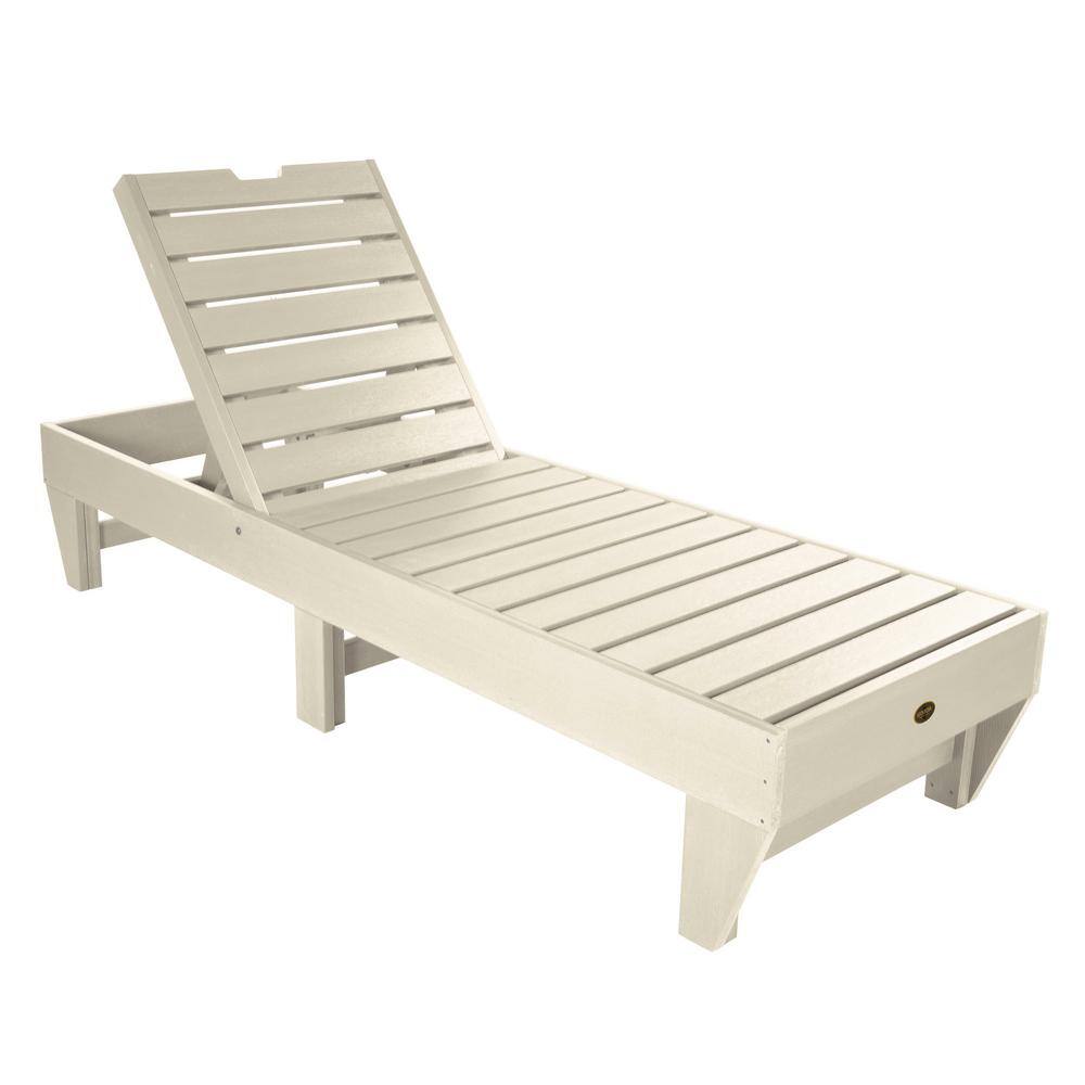 Pinehurst Whitewash Plastic Outdoor Chaise Lounge CM-LNGSQ61-WAE - The ...