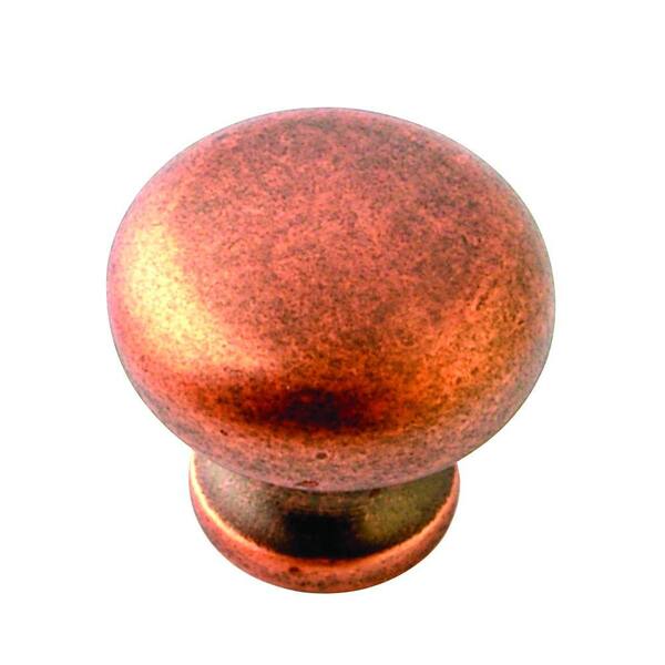 Giagni 1-1/4 in. Tumbled Copper Round Knob (150-Pack)