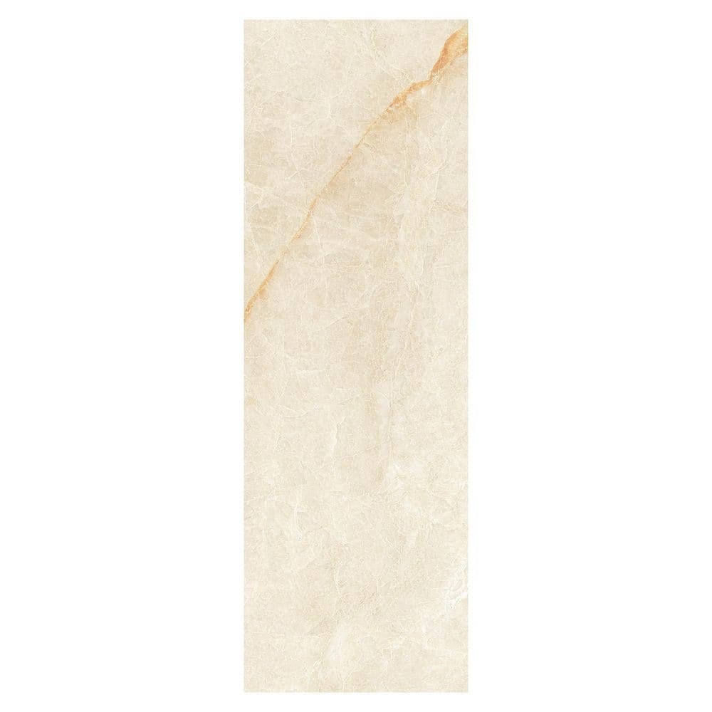 Spanish Solario Gold 4 in. x 12 in. Matte Marble Look Porcelain Floor and Wall Tile Sample price history on PriceWatchPro