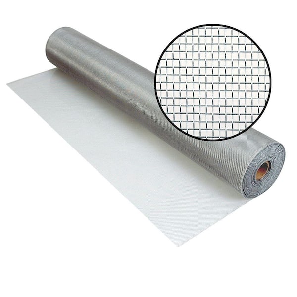 60 in. x 100 ft. Brite Aluminum Screen (Tube)