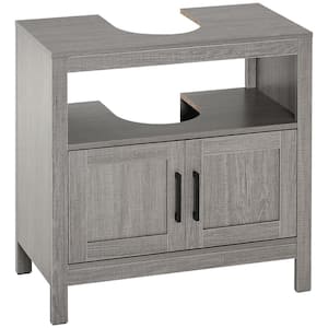 23.5 in W x 11.75 in D x 23.5 in H Bath Vanity Cabinet without Top in Gray