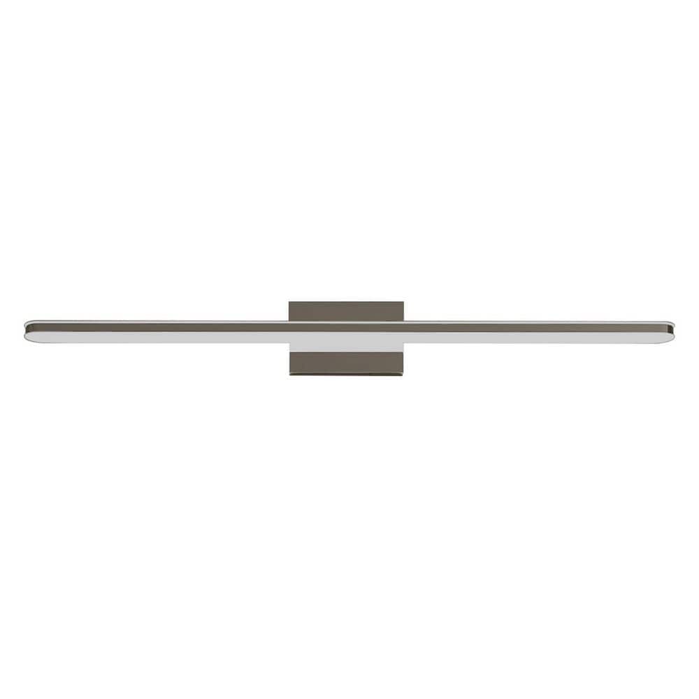 39 in. 1-Light Chrome LED Dimmable Bathroom Vanity Light Over Mirror Wall Fixture price history on PriceWatchPro