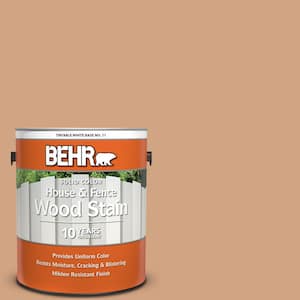 1 gal. #260F-4 Sunset Beige Solid Color House and Fence Exterior Wood Stain