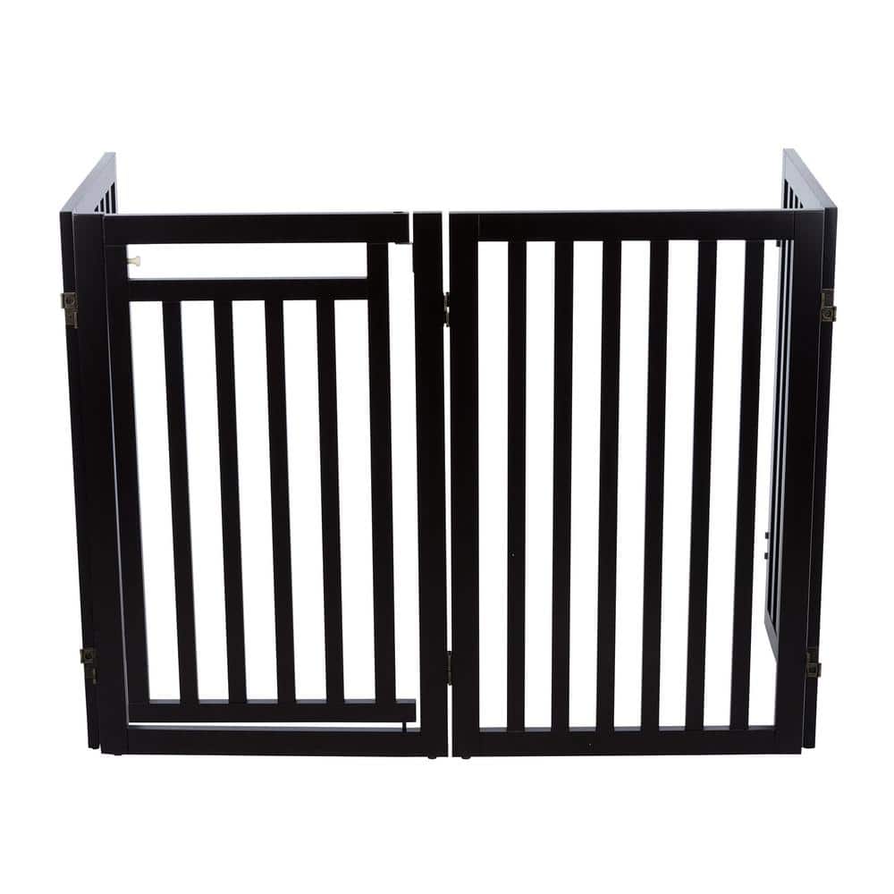 TRIXIE 4 Part Convertible Wooden Dog Gate 39458 The Home Depot